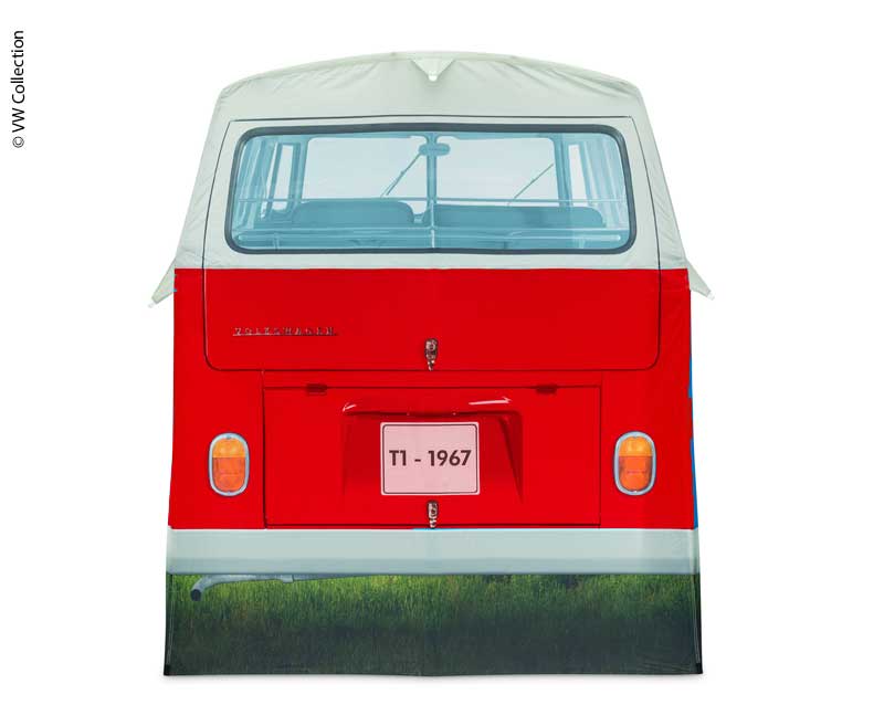 Carica immagine in Galleria Viewer, Tenda da campeggio VW Collection T1 rossa, tenda familiare per 4 persone 957242
