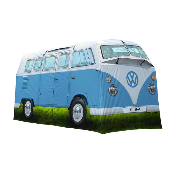 Carica immagine in Galleria Viewer, Tenda da campeggio VW Collection T1 Blue, tenda familiare per 4 persone 957243
