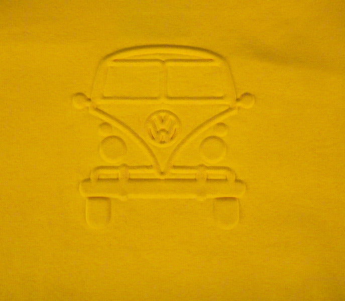 Carica immagine in Galleria Viewer, Felpa con cappuccio VW Bulli, taglia S, giallo, 65% cotone/35% poliestere 97318
