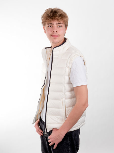 Carica immagine in Galleria Viewer, Gilet Sun Living da uomo bianco taglia L AW95302
