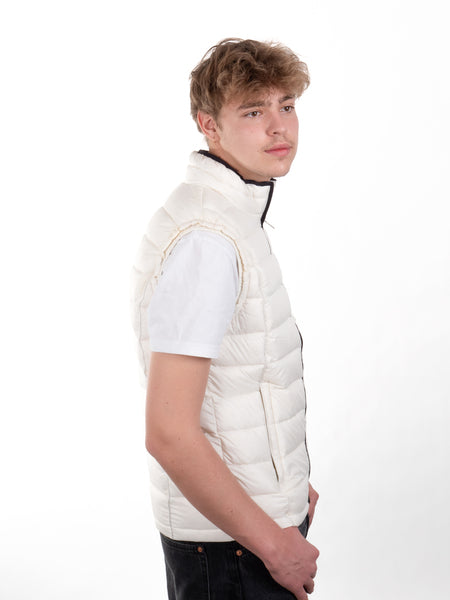 Carica immagine in Galleria Viewer, Gilet Sun Living da uomo bianco taglia L AW95302
