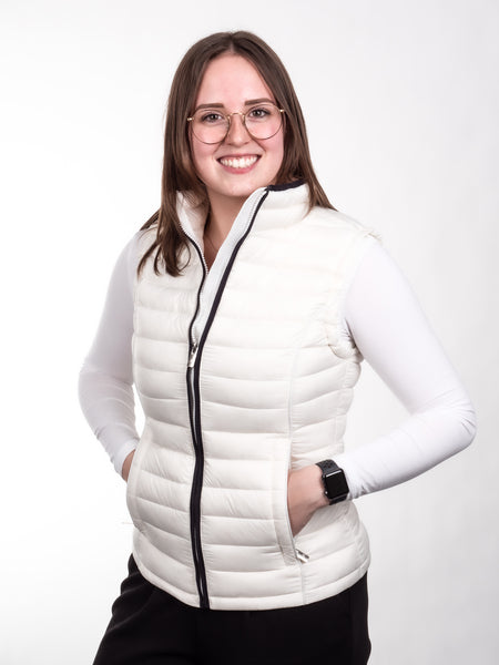 Carica immagine in Galleria Viewer, Gilet da donna Sun Living bianco taglia S AW95306
