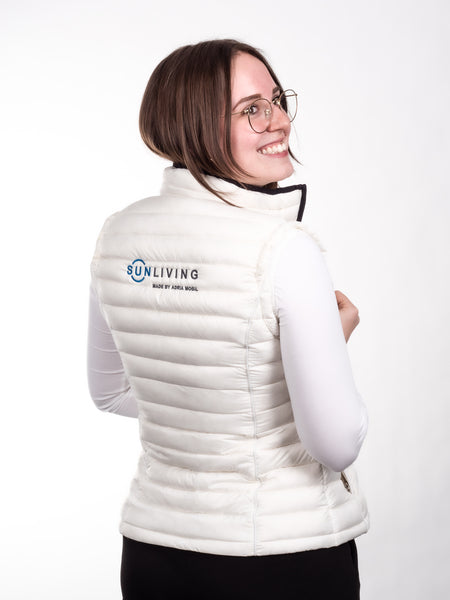 Carica immagine in Galleria Viewer, Gilet da donna Sun Living bianco taglia S AW95306
