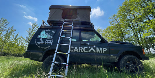 campeggio in auto tenda rigida