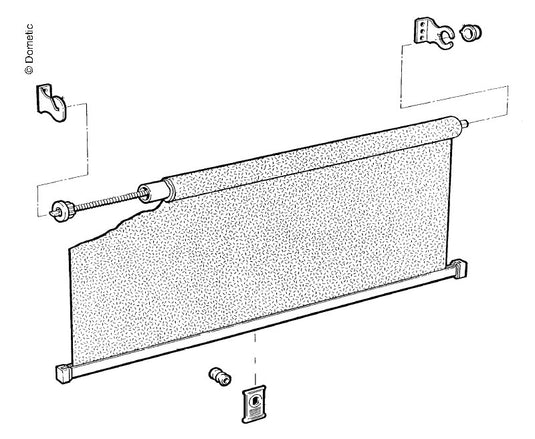 Ricambi per tende a rullo Dometic E5003