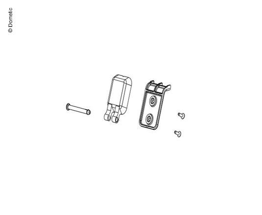 Scharnier m. Montageteile E5024
