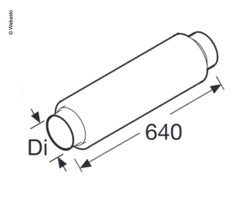 Heizluftschalldämpfer E5203