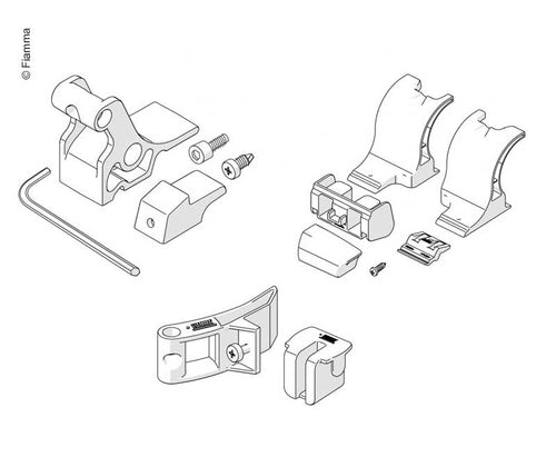Fiamma Kit laterale per Omnistor 4900/Tristor 2 E6726