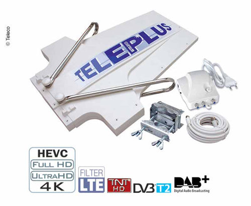 Antenna direzionale Teleplus per la ricezione di segnali digitali terrestri 36dB E8398