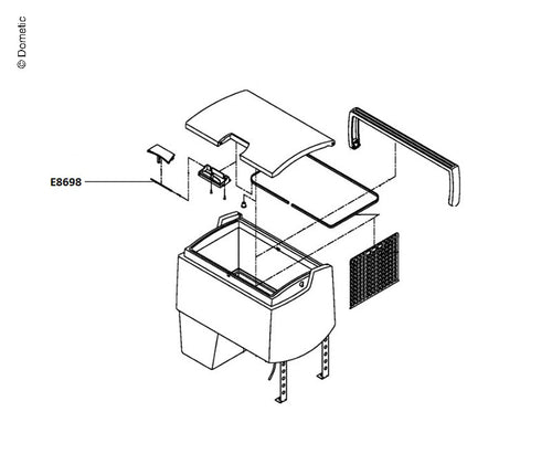 Achse Verschluss CF18 E8698