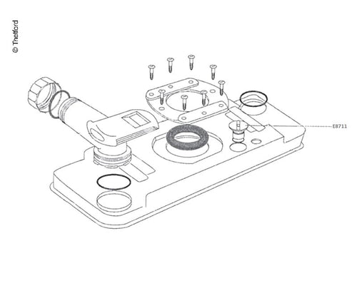 Schieb.Knauf Abw.tankC234 E8711