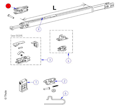 Support Arm V2  1,9m E9273