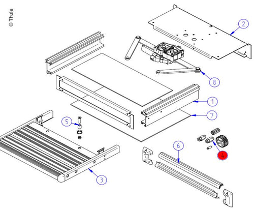 Rep.Kit Pinion Slide Out E9619