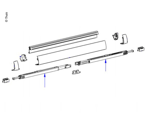 Gamba di supporto V2 2,6m-XL 3x E9644