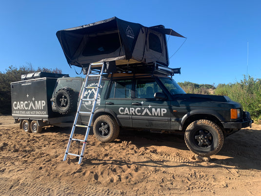 campeggio in auto tenda rigida