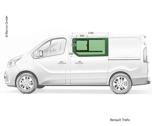 Finestra scorrevole di ricambio per station wagon M31860