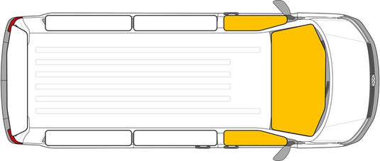 Termo tappetini Isoflex per Mercedes Sprinter - 3 pezzi, cabina M37213