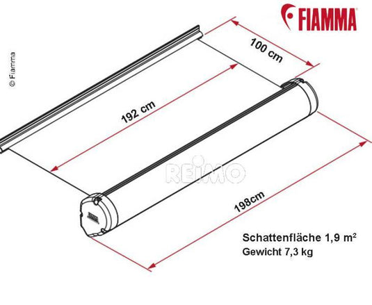 Fiamma Tenda da sole Scivolare fuori M42523