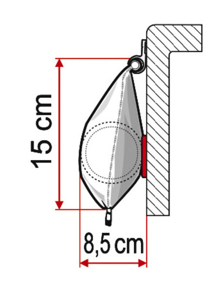 Load image into Gallery viewer, Tenda da sole Fiamma Caravan Store - tenda da sole leggera per il binario delle tubazioni M43178
