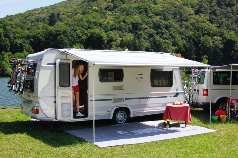 Load image into Gallery viewer, Tenda da sole Fiamma Caravan Store - tenda da sole leggera per il binario delle tubazioni M43178
