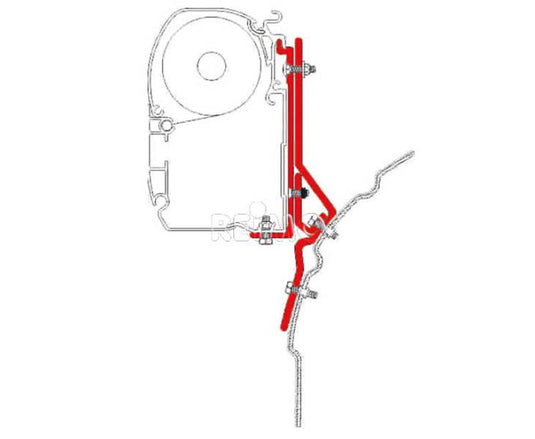 Adattatore per tende da sole Fiamma per F45 S / F45 L / Zip M43310