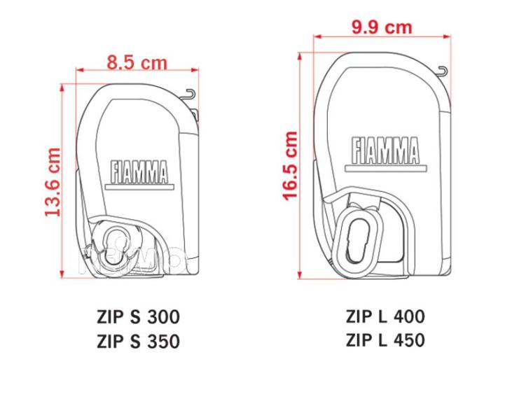 Carica immagine in Galleria Viewer, Fiamma Zip Set - Tenda da sole completa di tenda da sole M434001
