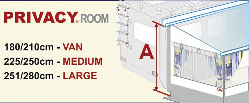 Carica immagine in Galleria Viewer, Privacy Room f.Fiamma tenda da sole F45 + F1 M43560
