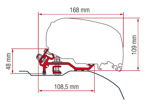 Pacchetto tenda da sole F80s Ducato M436240