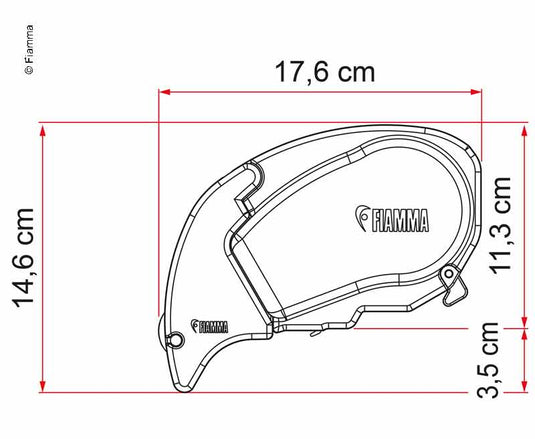 Tenda da tetto Fiamma F65L - per veicoli di grandi dimensioni e tende da sole M43652