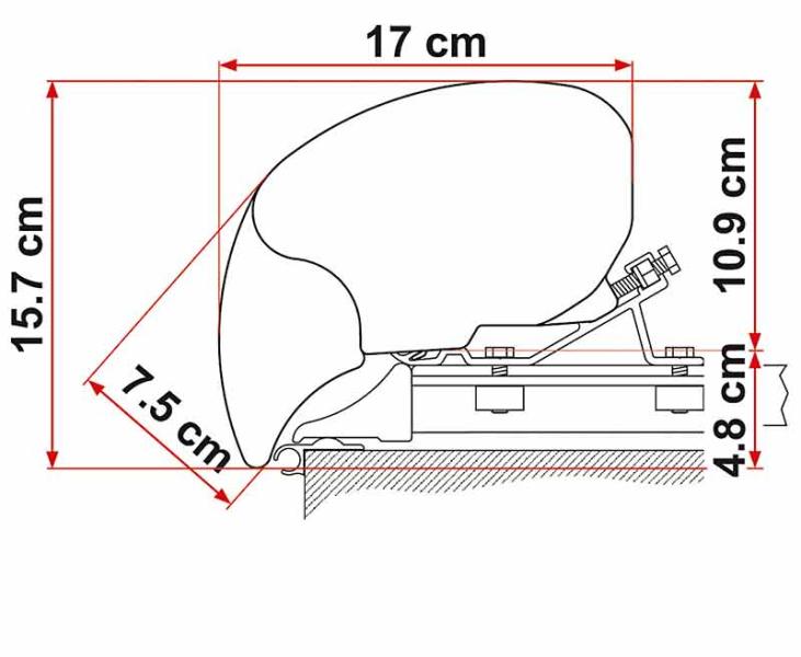 Carica immagine in Galleria Viewer, Tenda da sole speciale per Fiat Ducato, Peugeot Boxer, Citroen Jumper M43800
