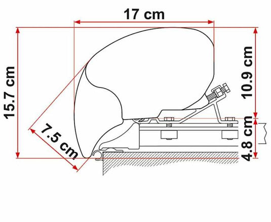 Tenda da sole speciale per Fiat Ducato, Peugeot Boxer, Citroen Jumper M43800