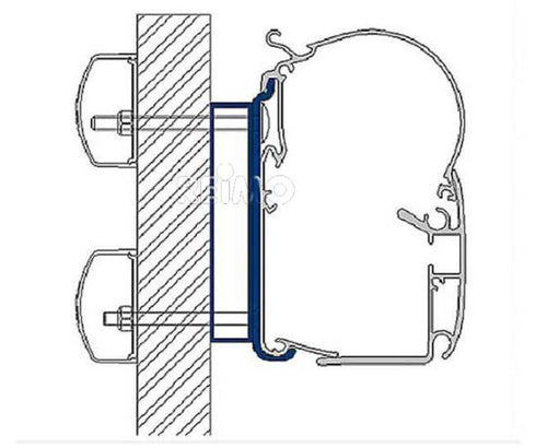 Adattatore per tende da sole Dethleffs Globebus per tende da sole 400 / 500 M438759