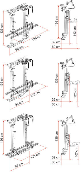 Carica immagine in Galleria Viewer, Portabiciclette Carry Bike Frame per Fiat Ducato e VW Crafter M445300
