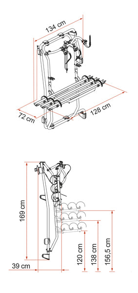 Load image into Gallery viewer, Portabiciclette Carry Bike Frame per Mercedes Sprinter dal 2018 M445308
