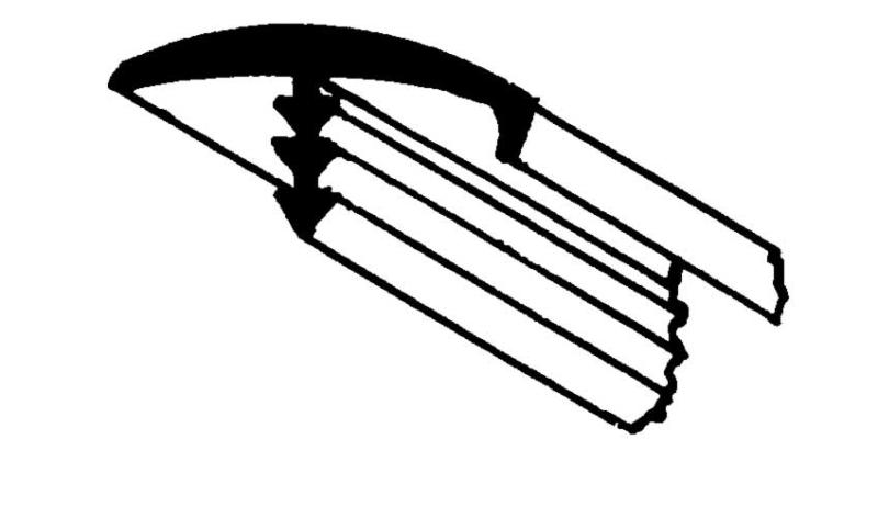 Load image into Gallery viewer, Bordo a T, unilaterale con naso. Per lamiere di spessore 15 mm. M5210119
