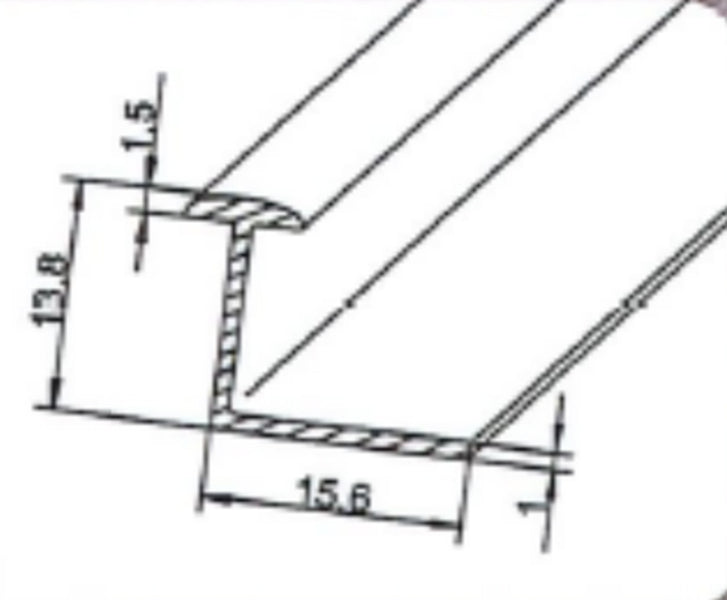 Load image into Gallery viewer, Binario per tende in plastica a corsa singola M56122
