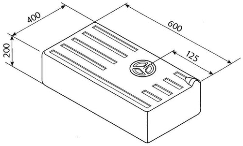 Serbatoio acqua 47-108 lt. M61114