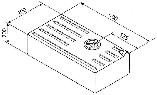 Serbatoio acqua 47-108 lt. M61114