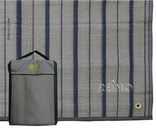 Tappeto per tende da sole Villa Mat, blu-grigio, borsa inl. M90429