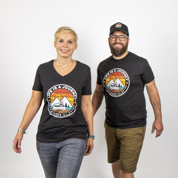 Carica immagine in Galleria Viewer, T-Shirt &quot;LA VITA E&#39; UN VIAGGIO&quot; Donna M986120
